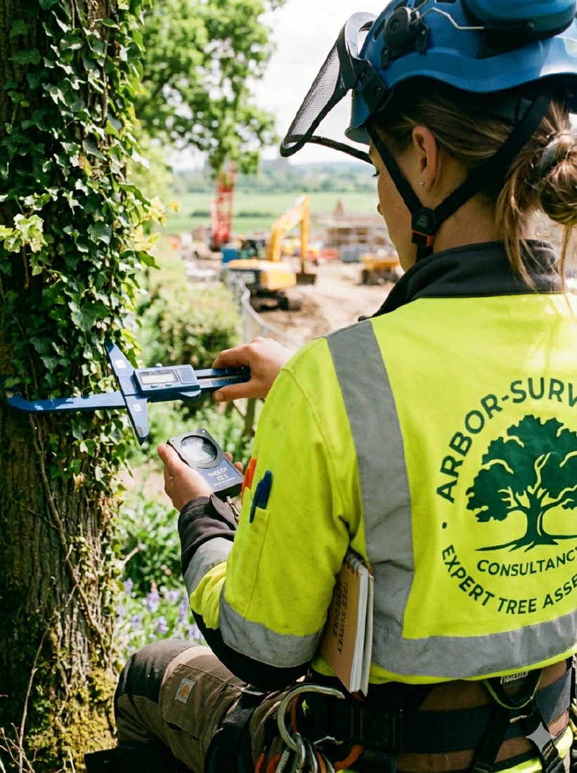 Survey team on site